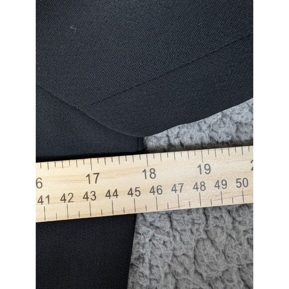 Talbots Black Blazer Jacket Sz 8 Mid Length One Button Lapels Lined - Picture 7 of 7